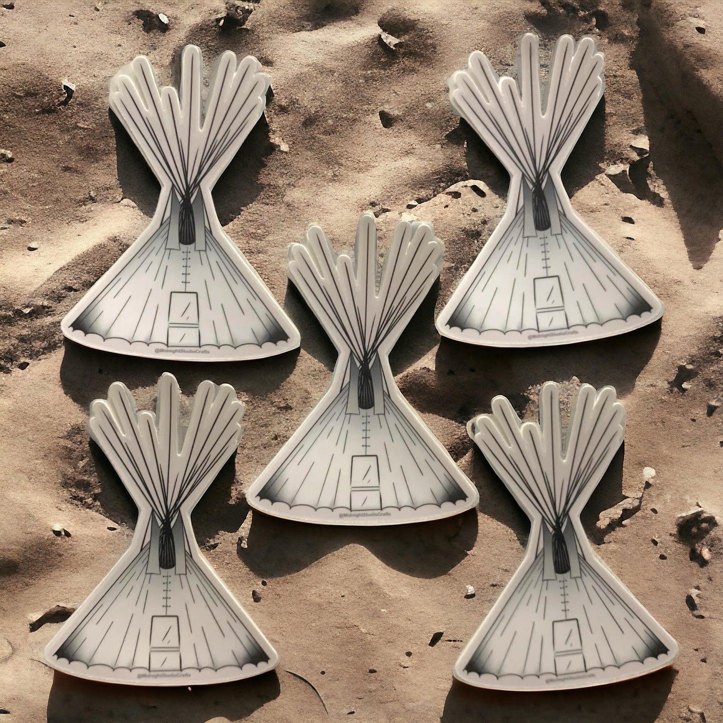 Native Teepee Sticker