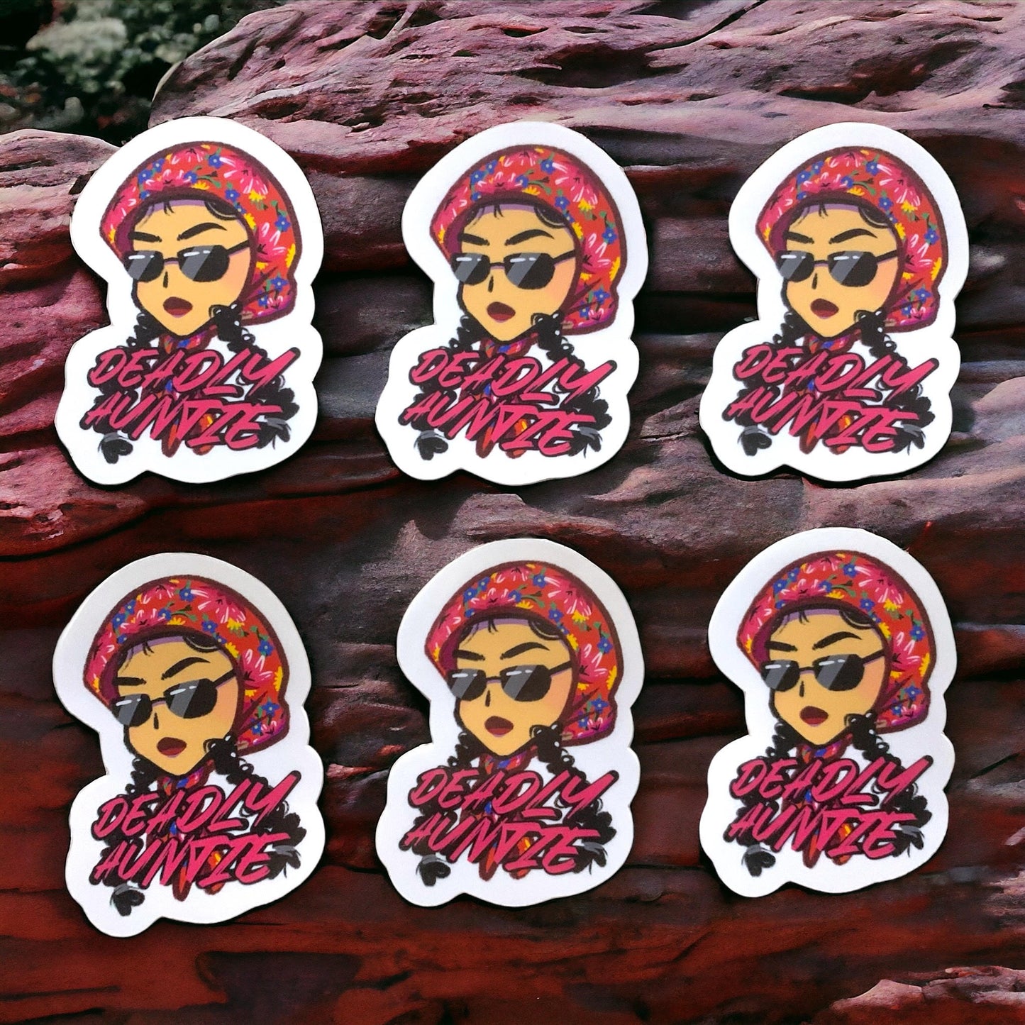 Deadly Auntie Native Sticker