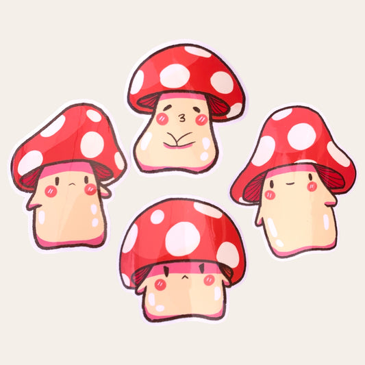 Mushrooms Sticker Set