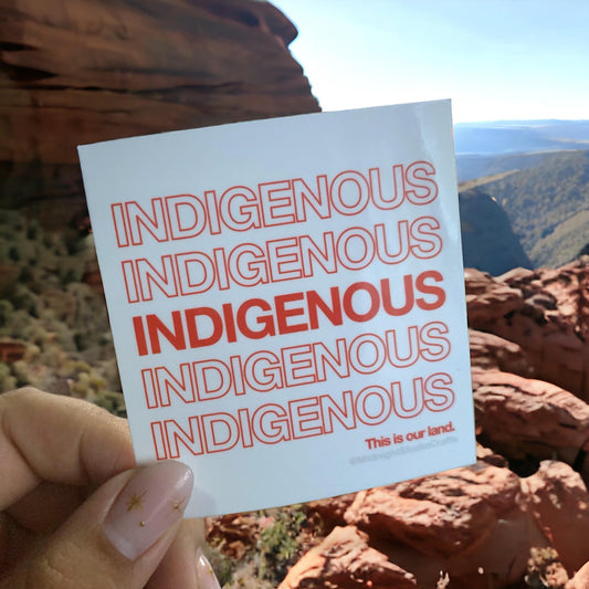 INDIGENOUS Sticker