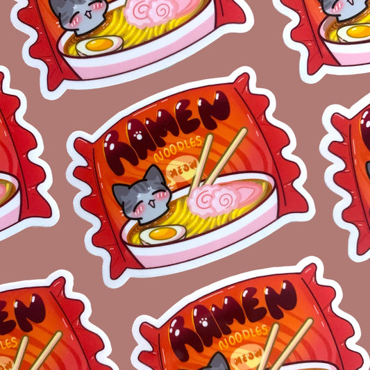 Ramen Cat Sticker