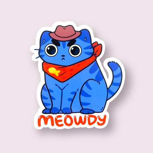 Meowdy Cat Sticker